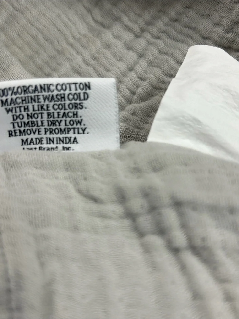 QUINCE Organic Cotton Gauze Duvet Cover Set King/Cal King Light Grey 8187